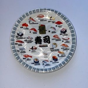 Kafuh 🍣🍱 Japanese Decorative Sushi Plate 🍣